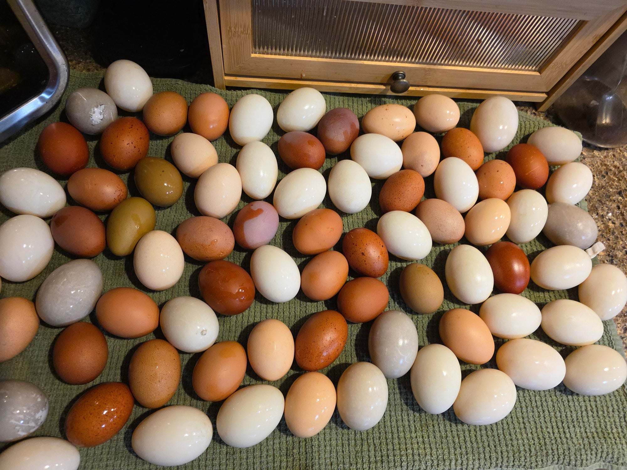 Here at Slightly Savage Homestead we donate any unsold eggs to local food drives.